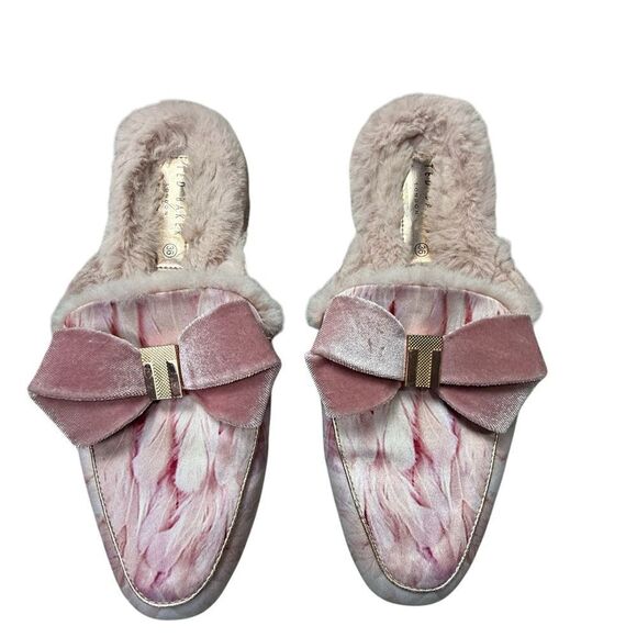Ted Baker Shoes - Ted Baker Elegant Pink Fur-Lined Women's Shoes
